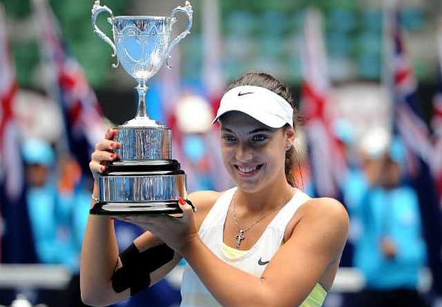 kor Diplomat Generelt sagt Ana Konjuh young Croatian tennis player won two junior titles at Australian  Open 2013